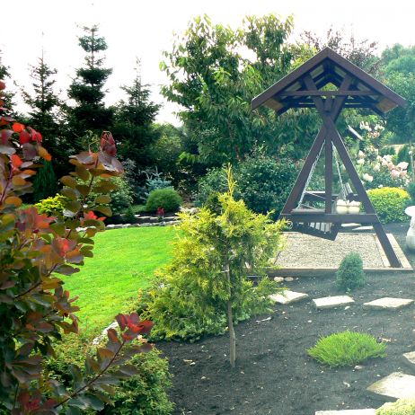 miejsce na relaks po pracy w ogrodzie