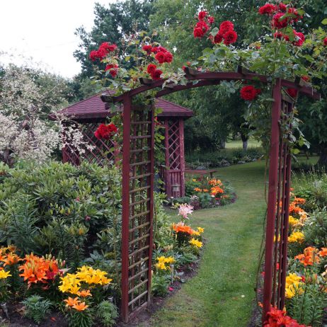 Krolowa kwiatow wprowadza nas do ogrodu