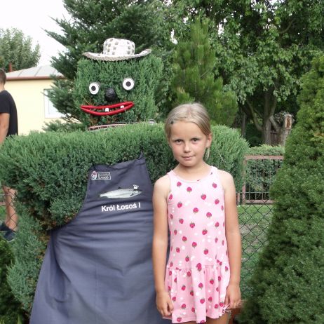 Wnuczka Sara z dziadem