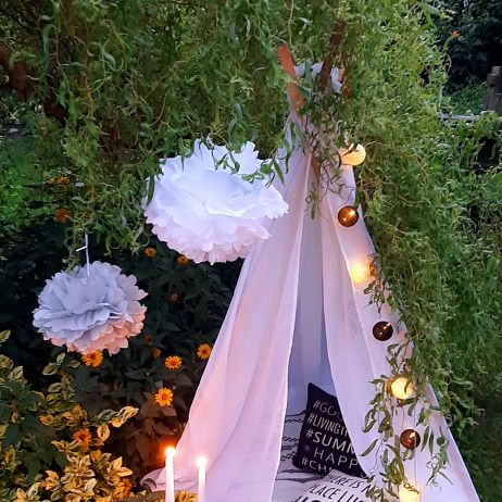 Wigwam mego wykonania.