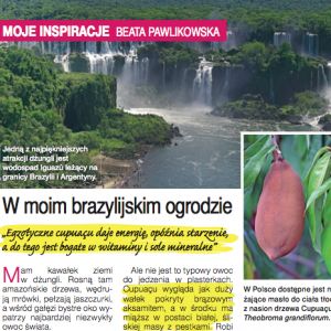 Specjalnie dla "Przepisu na Ogród" Beata Pawlikowska napisała o ogrodzie w amazońskiej dżungli i pewnym tajemniczym owocu... 