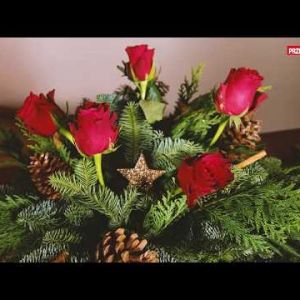 Jak zrobić świąteczne pudełko z kwiatami