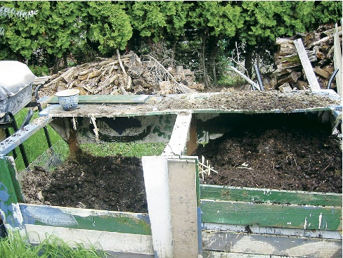 Dpdanie biopreparatu do odpadków w kompostowniku znacznie przyspieszyło ich rozkład.