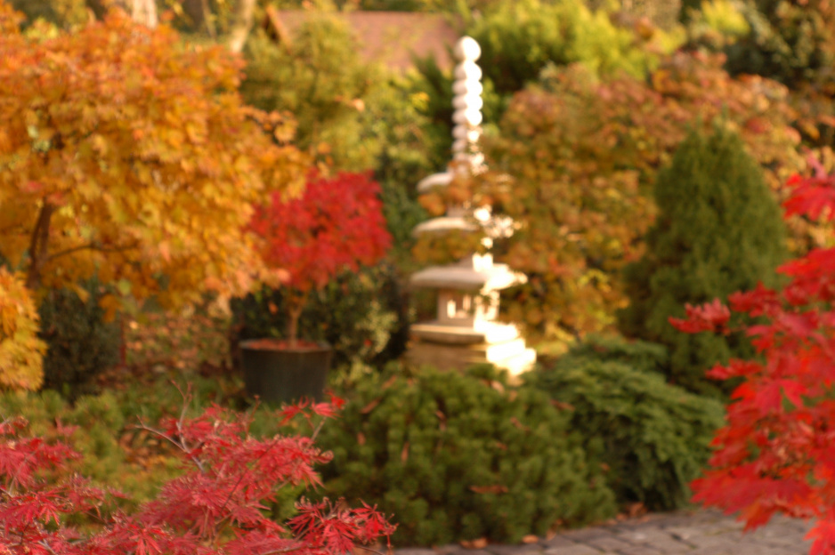 Pagoda latarnia w stylu japońskim