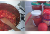 żona zrobiła przecier z naszych działkowych pomidorów :)