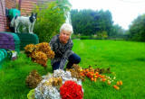 Układanie jesiennych bukietów z suszonych kwiatów
