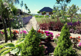 panorama części  ogrodu