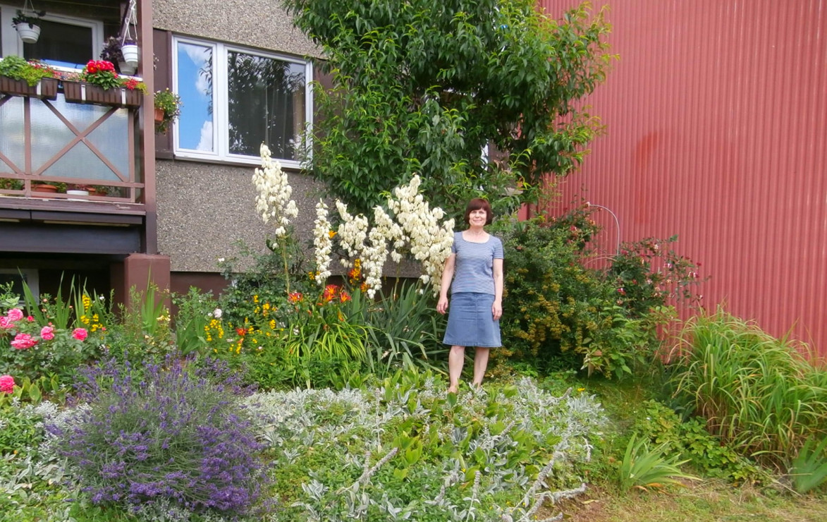 mój kwiatowy zakątek w lipcu :)