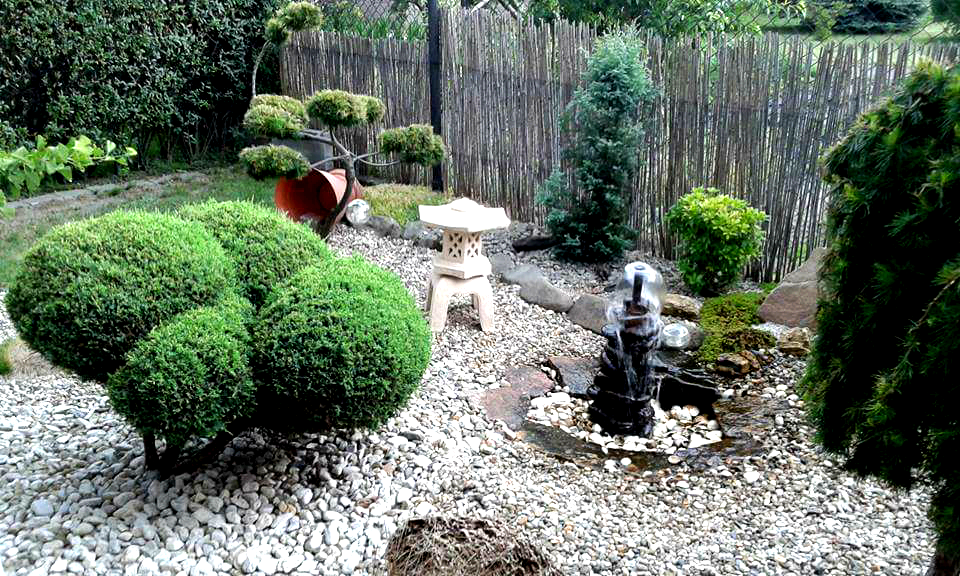 Ogród japoński.