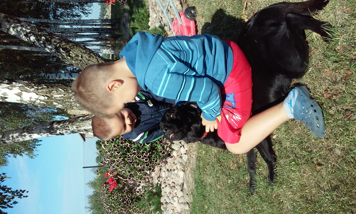 Zabawa z naszym pieskiem :)