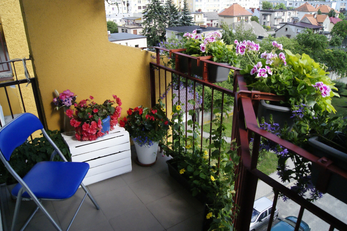 Ogólny widok na balkon