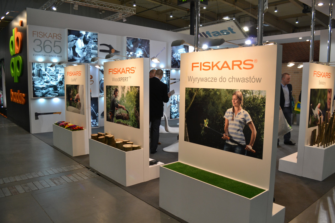 Stoisko Fiskars w pawilonie 5. W tym roku firma Fiskars obchodzi 365 urodziny!            
