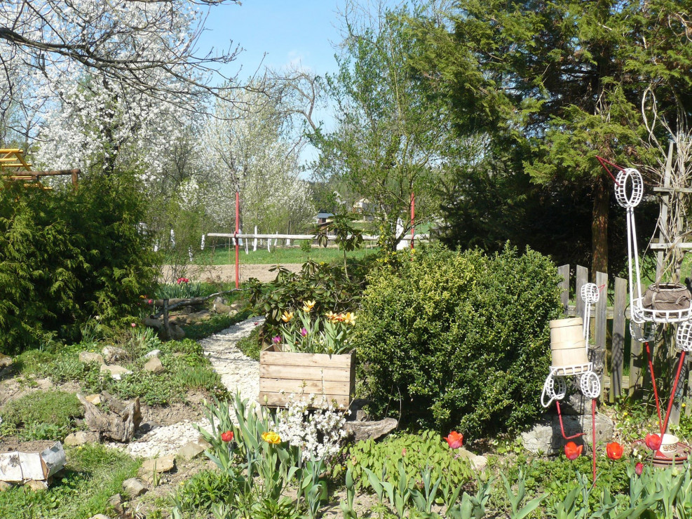 ogród wiosenny